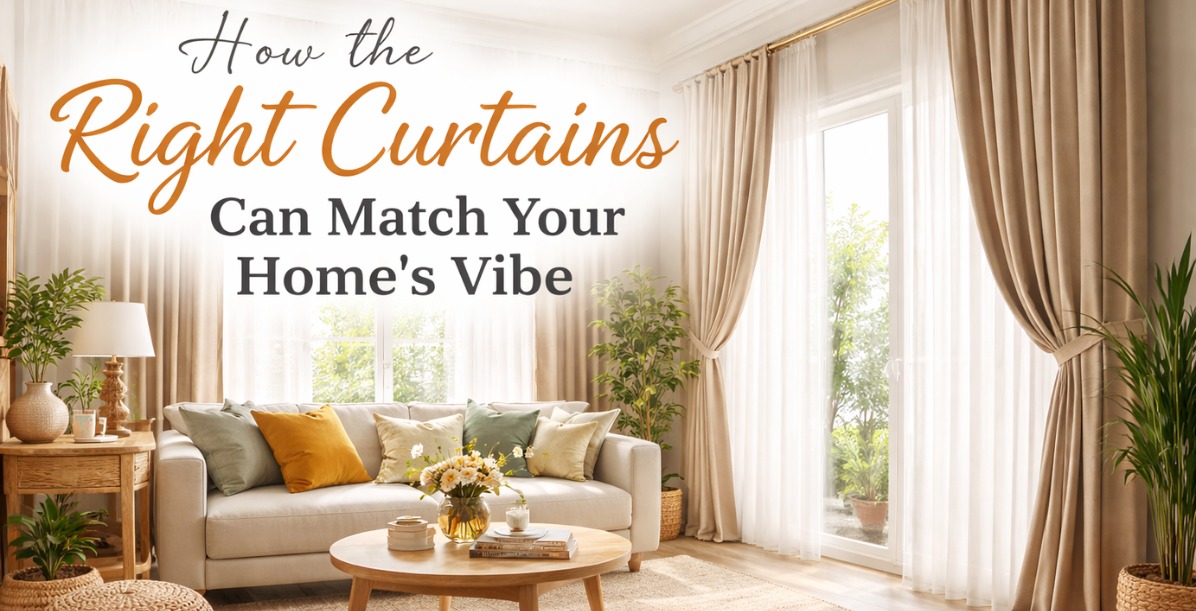 How the Right Curtains Can Match Your Home’s Vibe